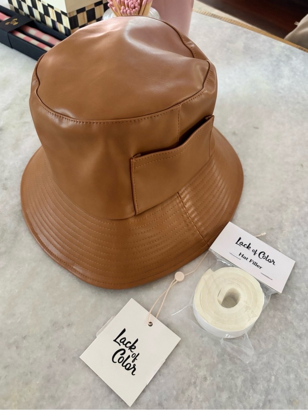 Lack of color bucket hat 
58 medium
